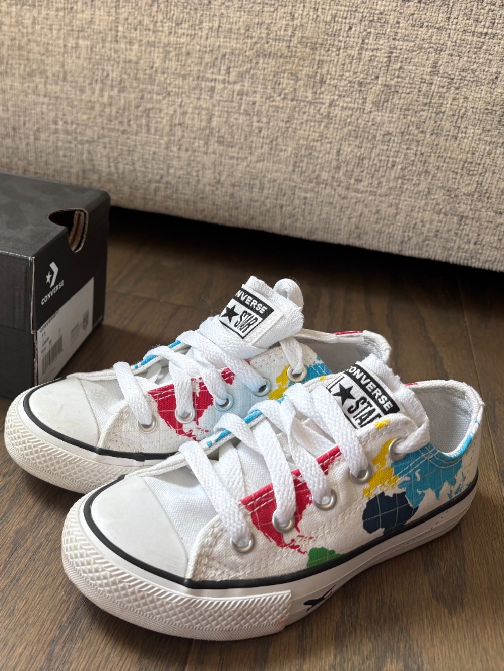 Toddler Boys Converse All-Stars Size 11 Limited Edition Print